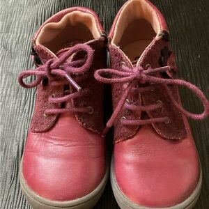 Kids' Red Leather Boots